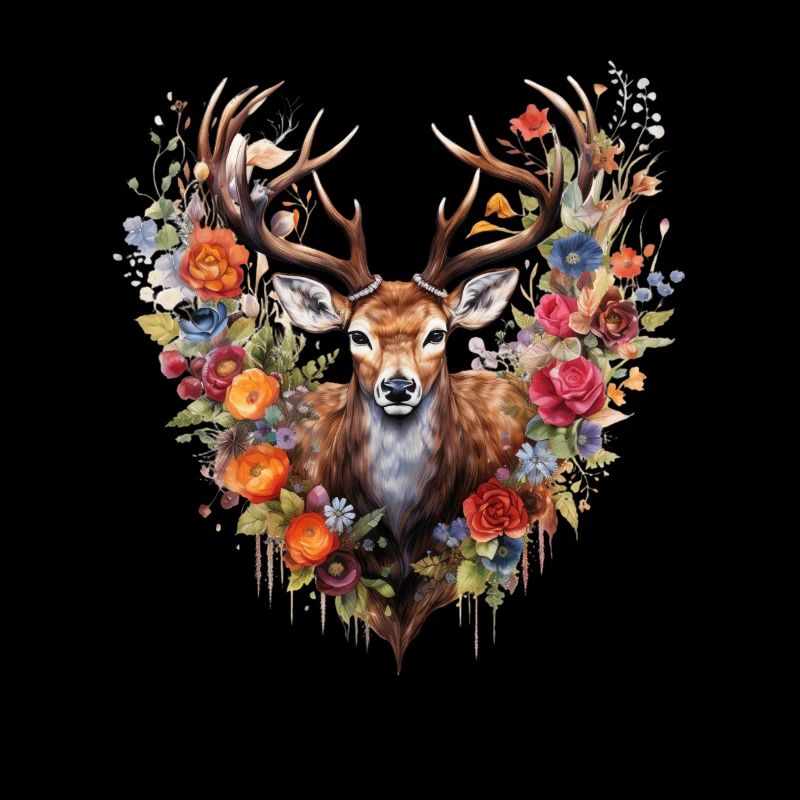 Replacement dirndl deer antlers deer