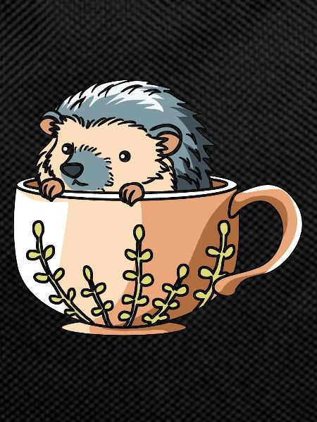 Hedgehog with jug