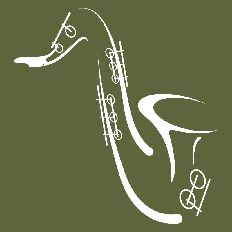 Dessin de saxophone