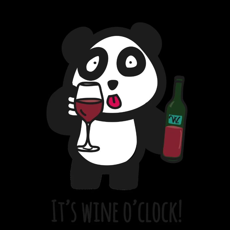Panda potable - Il est heures de vin - temps pour le vin