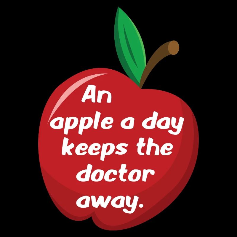 An apple a day ...