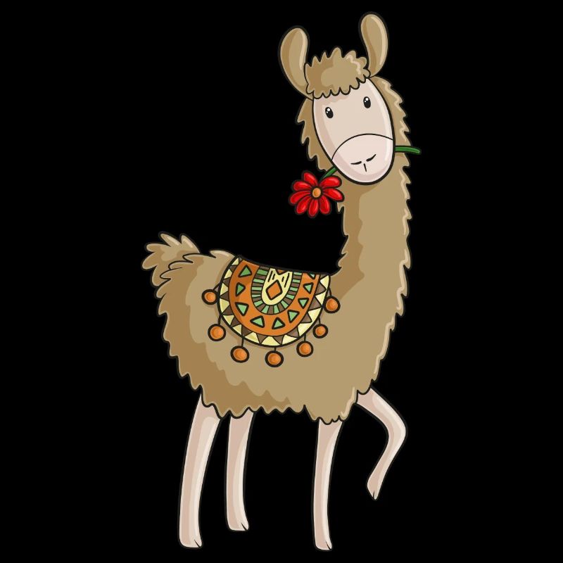 Lama comic alpaca