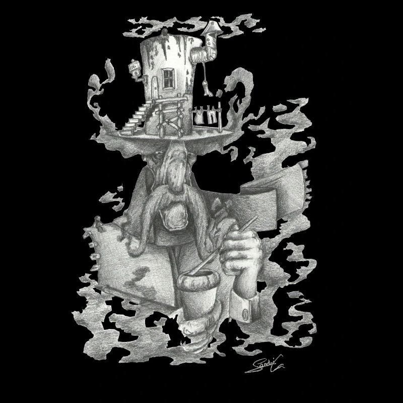 The smoking tree house