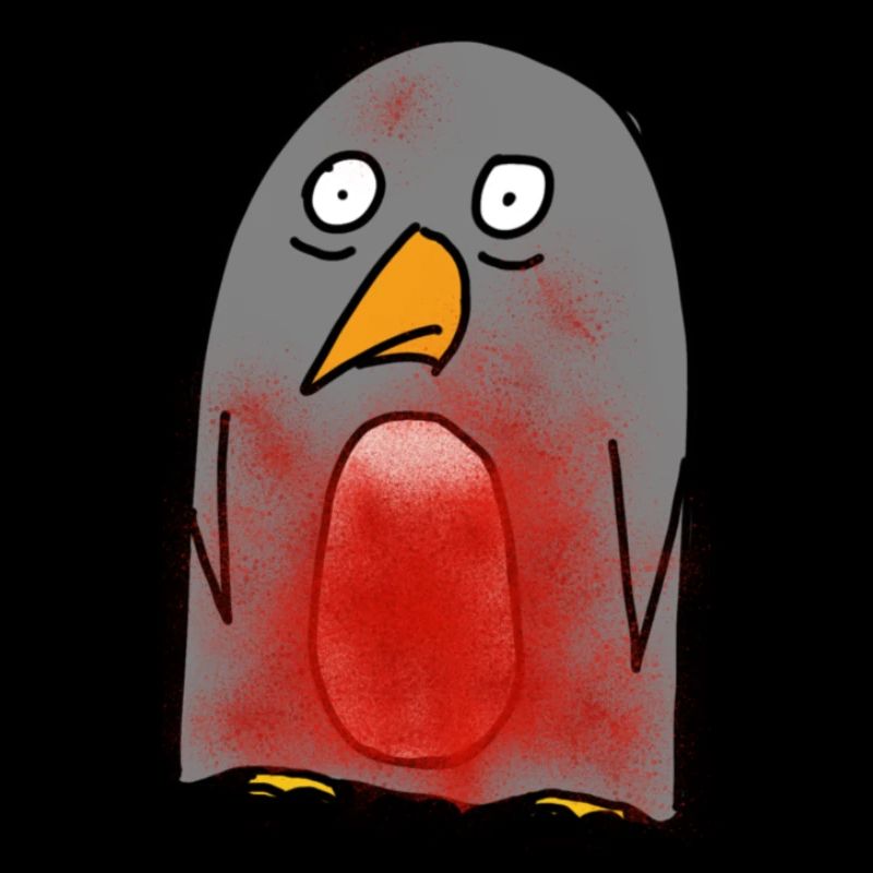 Splatter penguin