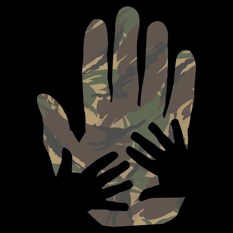 camo hands dutch army pattern