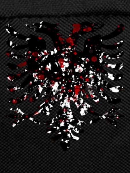 Albanian Eagle Black White Red