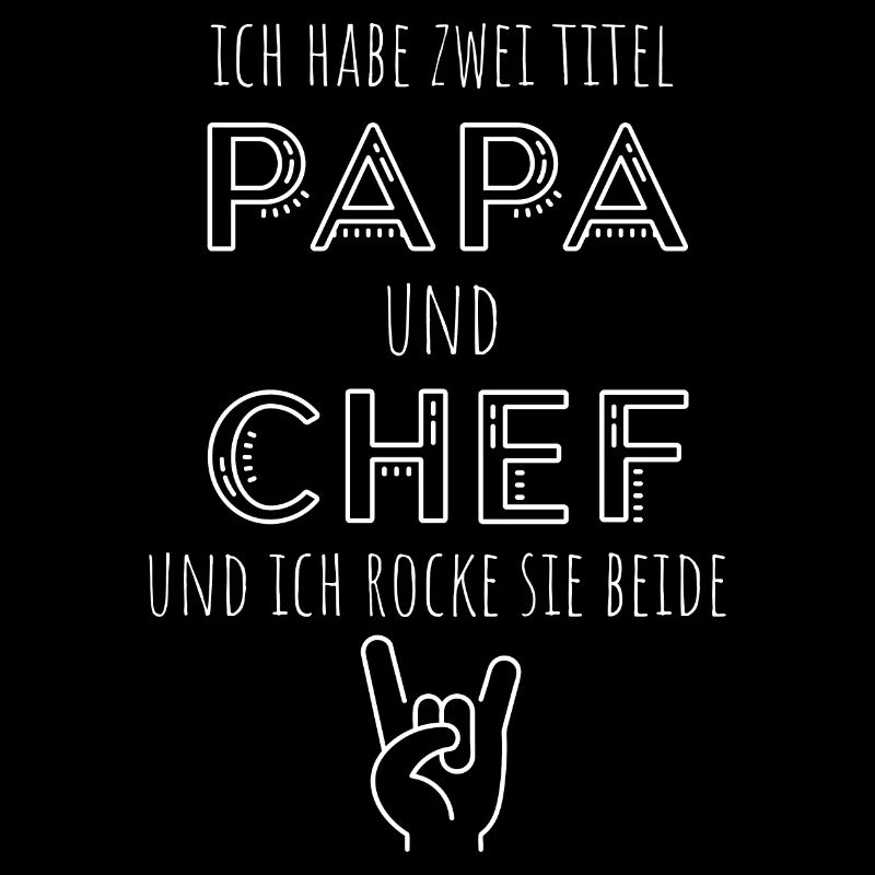 Papa und Chef