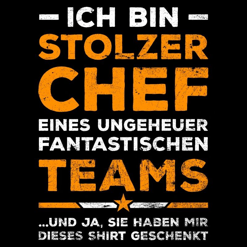 Stolzer Chef Eines Fantastischen Teams Boss Arbeit