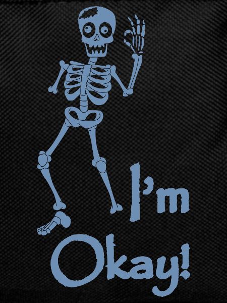 Skeleton Costume I'm Okay