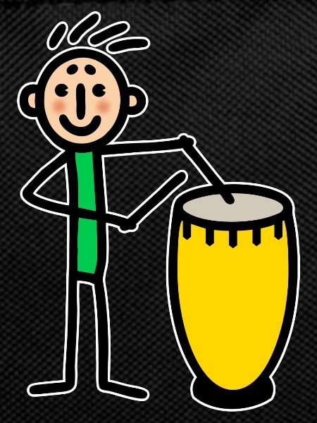 Drummer Drummer plays Congas Djembe