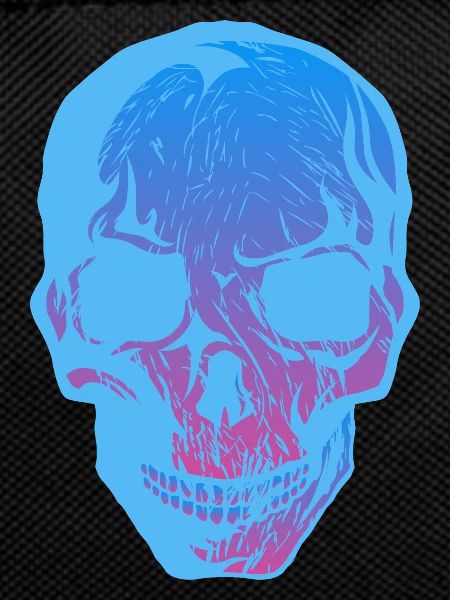 skull head of death halloween
