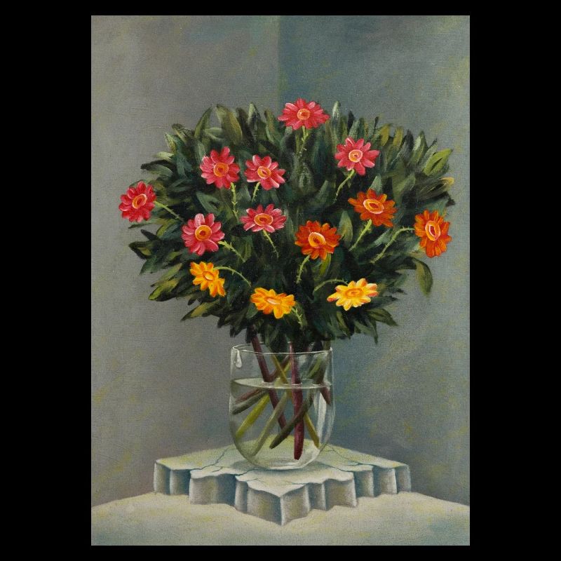 Surrealist painting. Bodegon