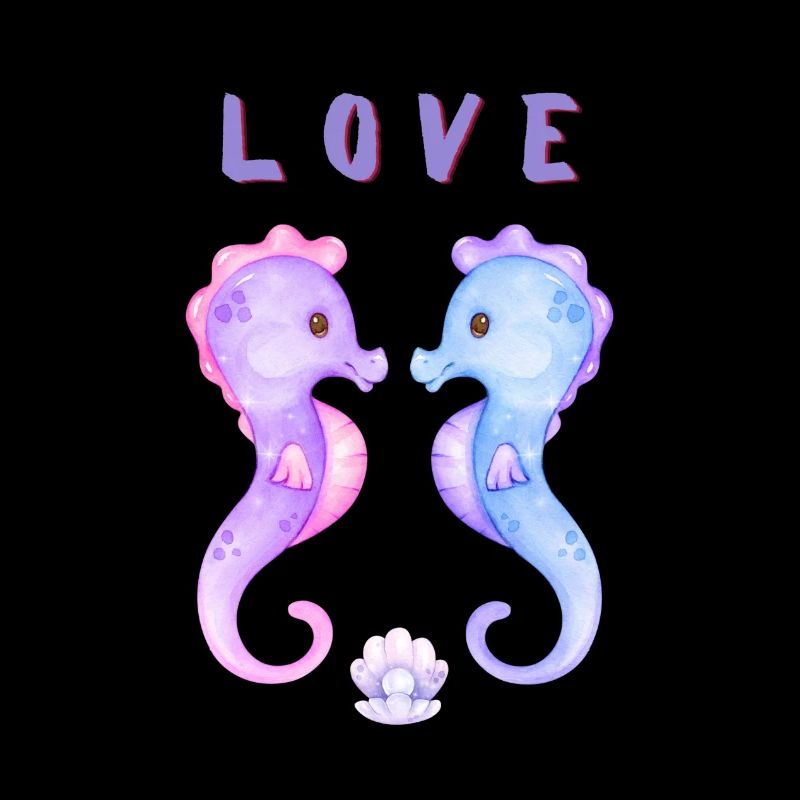 L O V E Seepferdchen