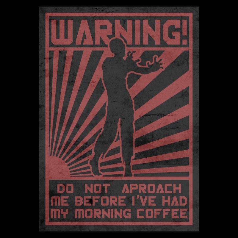 Café zombie. No se apodere.