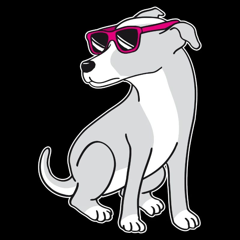 Hund mit Sonnenbrille