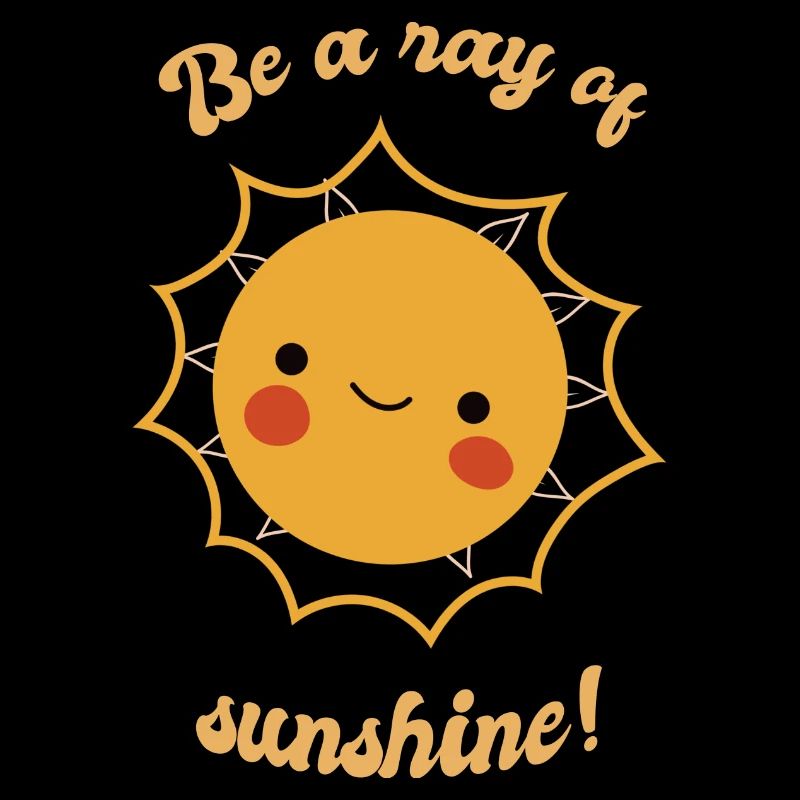 Soyez un rayon de soleil! Rétro Cute Sun Designs