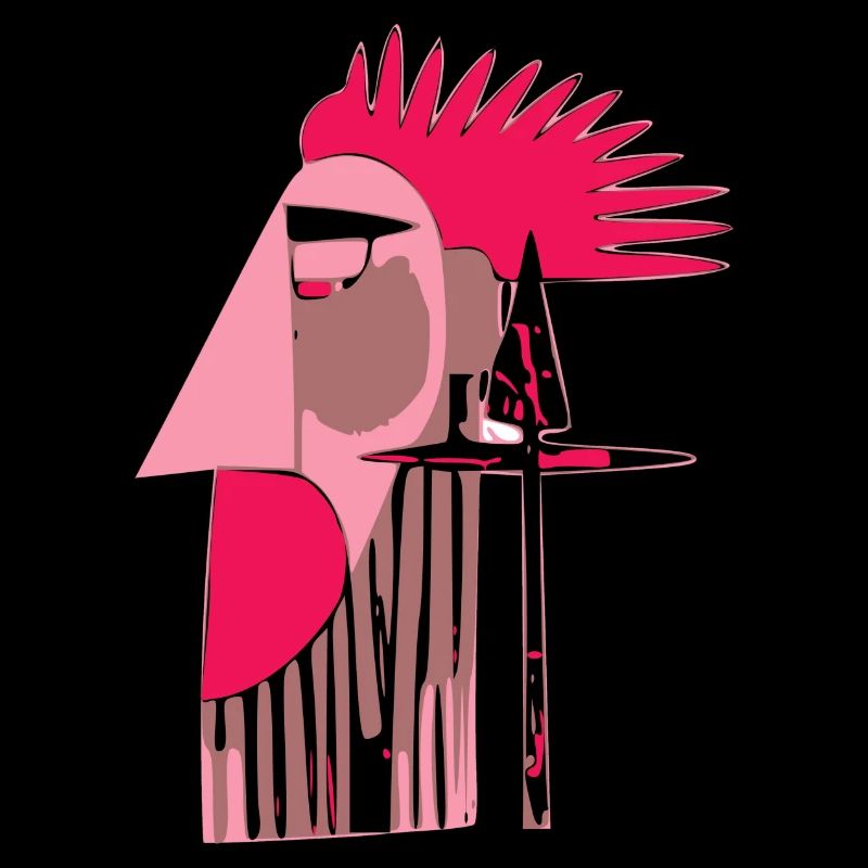 Futuristic retro punk