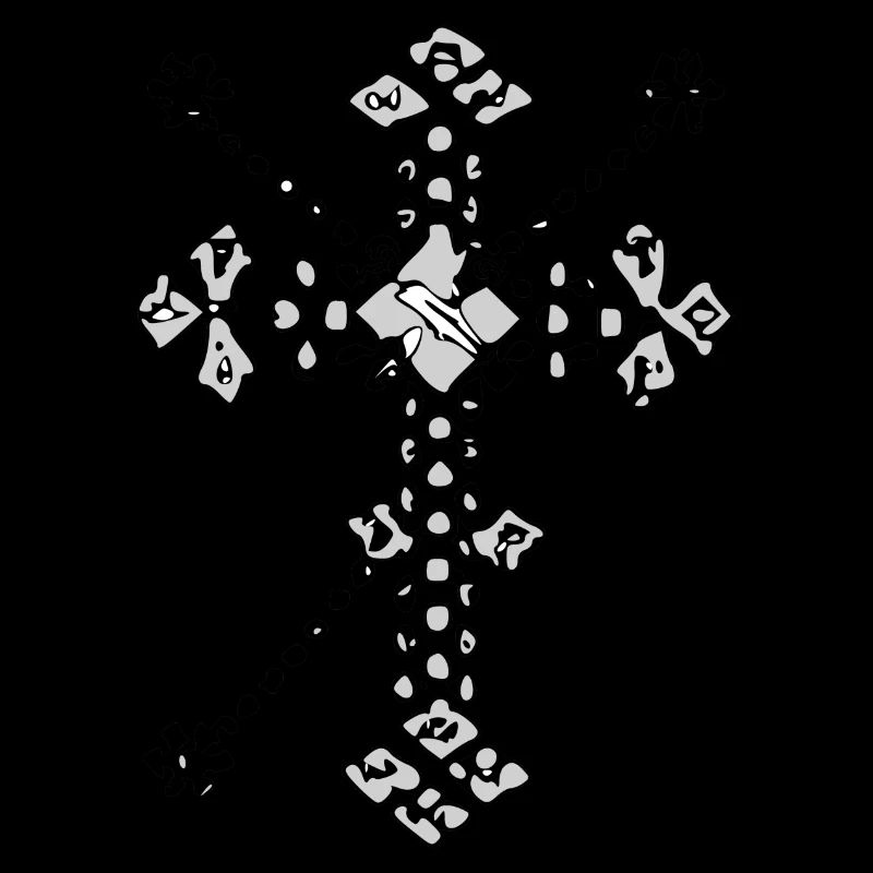 Zentangle Catholic Cross