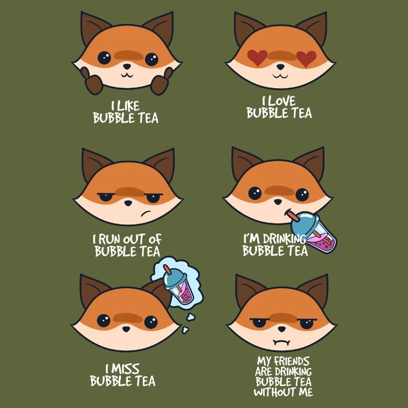 Fuchs und Bubble Tea