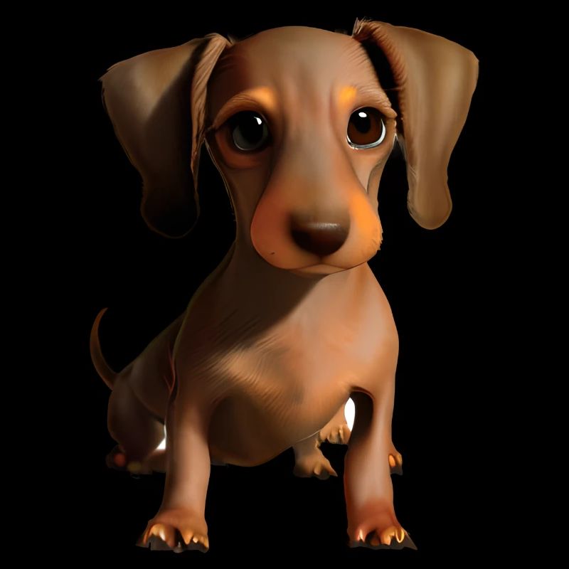 Chien Chien Propriétaire Teckel Chiens Teckel Chiot