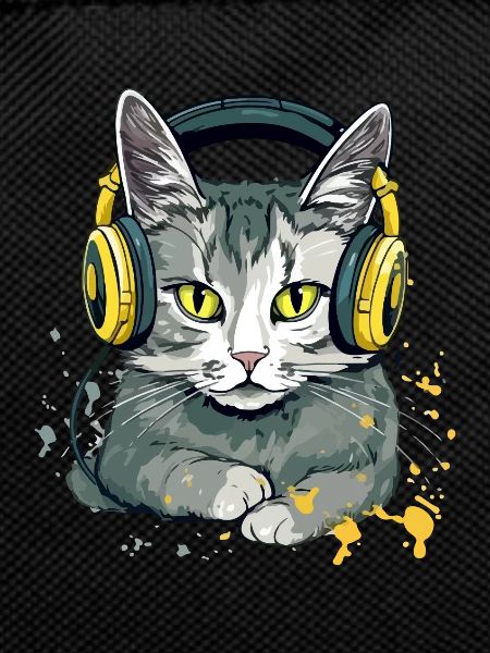 Jili the audiophile cat