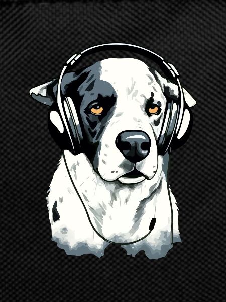 Rexo the audiophile dog