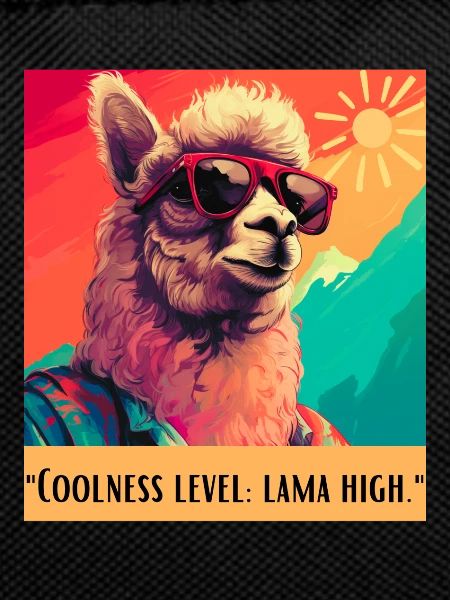 Coolness level lama high