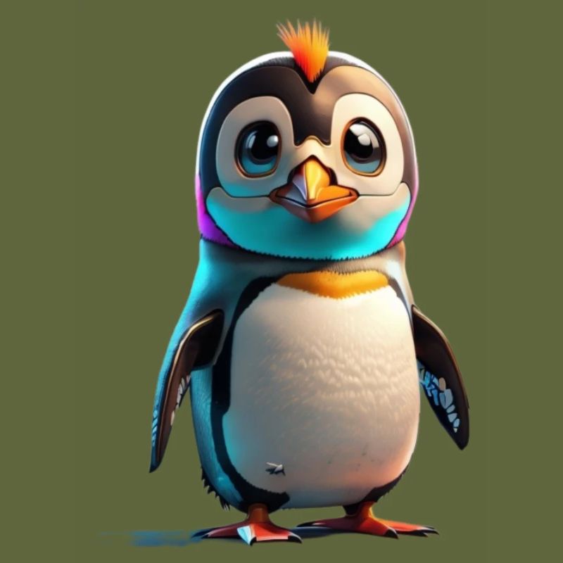 Roboter Pinguin