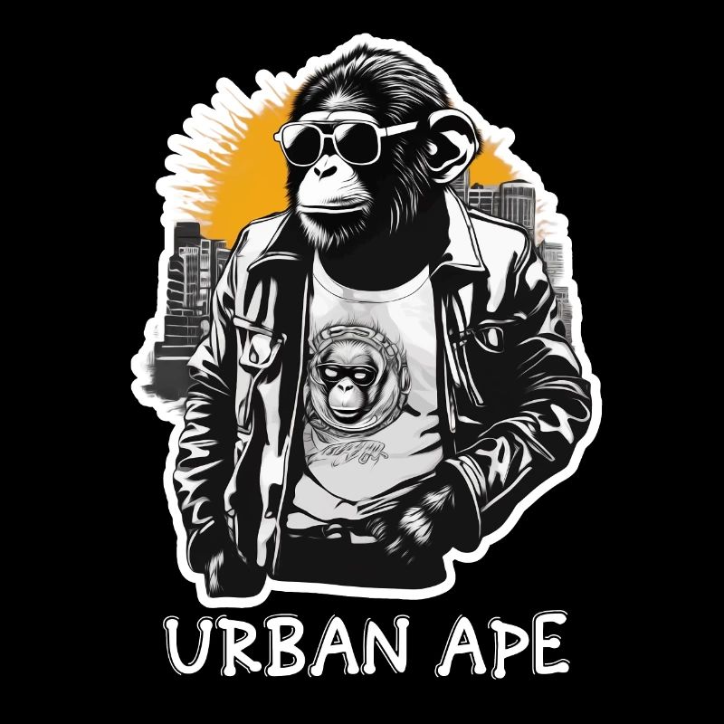 Urbaner Affe