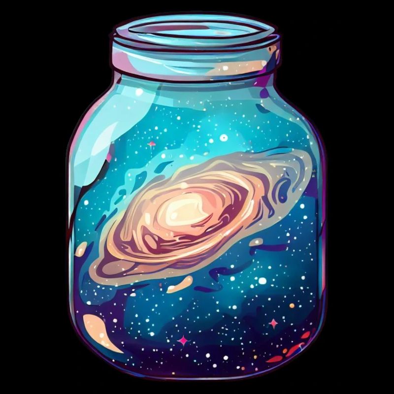 Space in a jar
