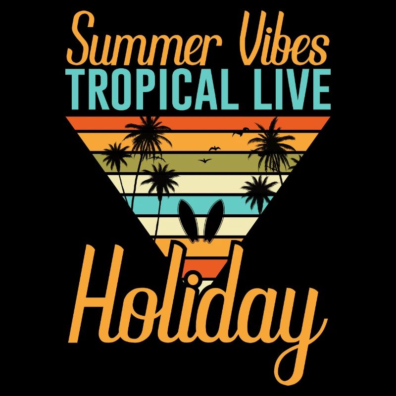 summer vibes Typography