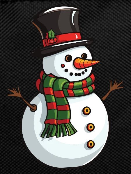 Snowman Winter Christmas Snow