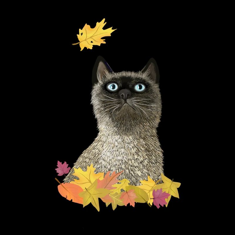 Herbst Katze