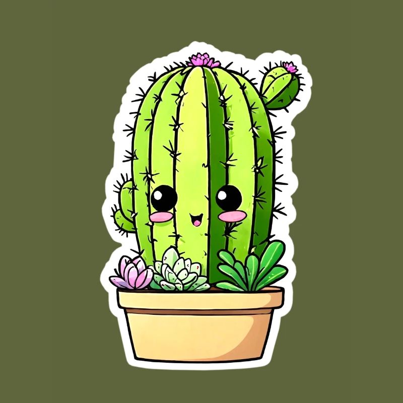 Cute Kawaii Cactus