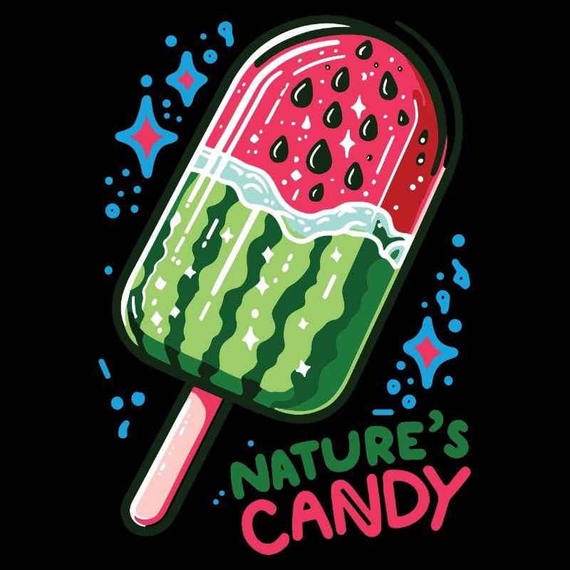 Bonbons de la nature à la pastèque