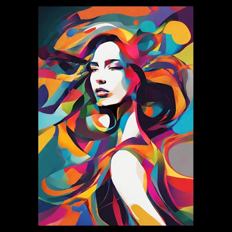 Abstract woman image