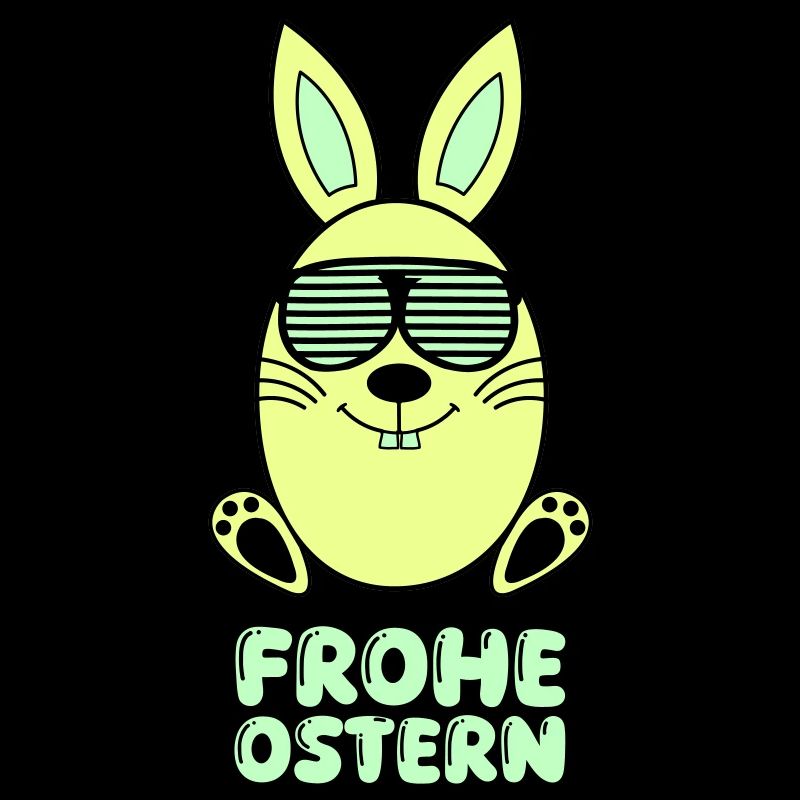 frohe ostern hase