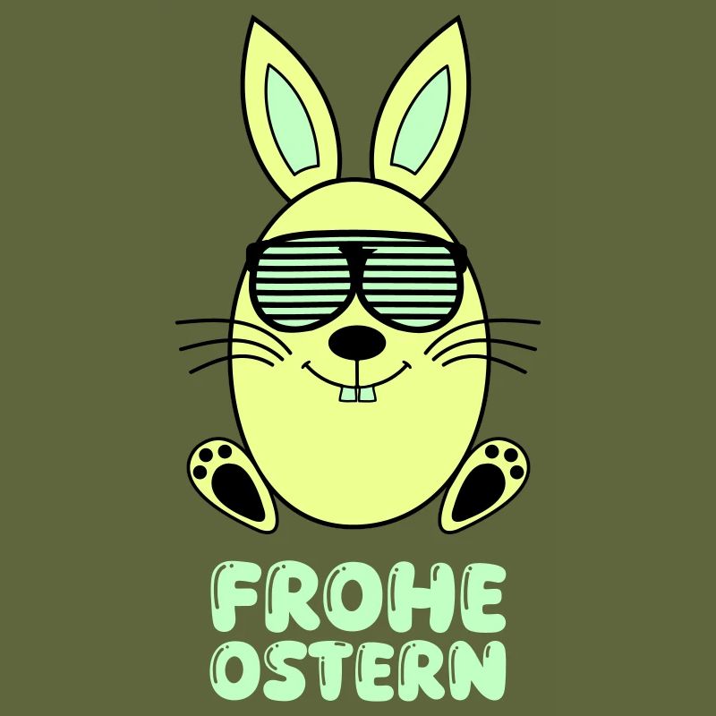 frohe ostern hase