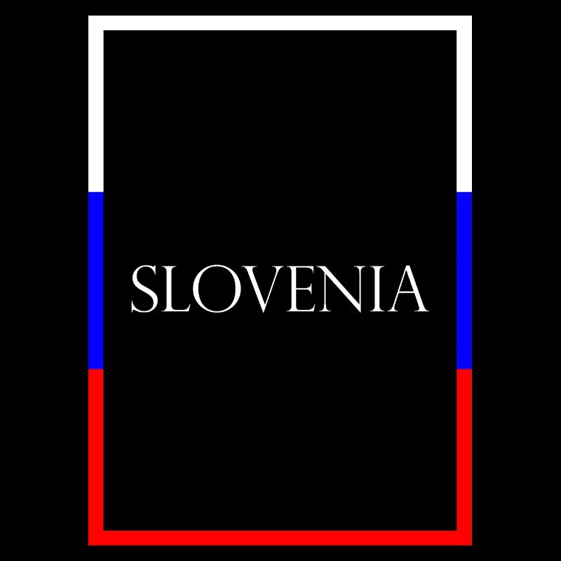 Slovénie Lettrage de la déclaration avec drapeau