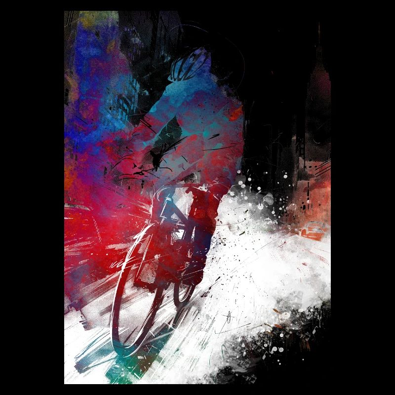 Bicycle sport art