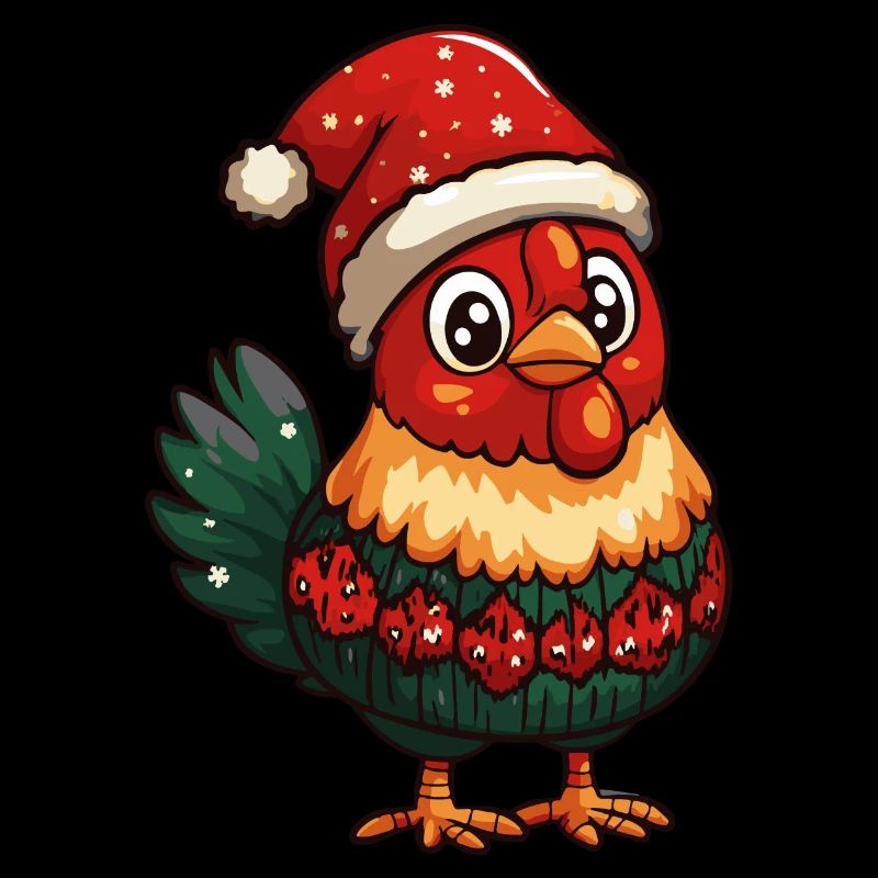 Rooster Christmas