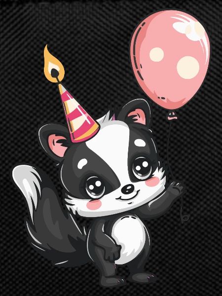Skunk Birthday Comic