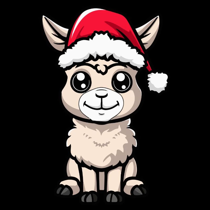 Alpaca Llama Christmas