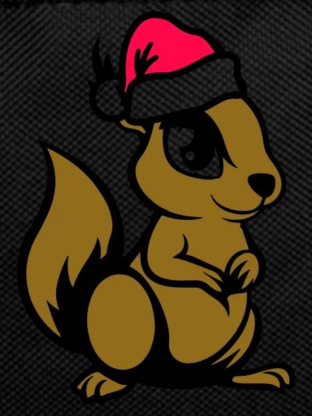 Squirrel Comic Animal Christmas