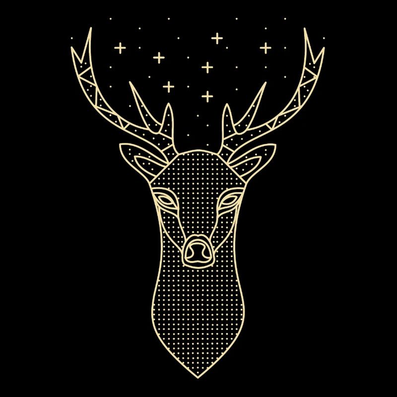 Deer Deer Antler Stars