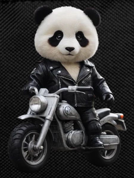 Biker Panda