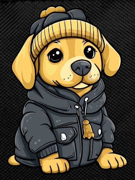 Labrador Dog Stylish