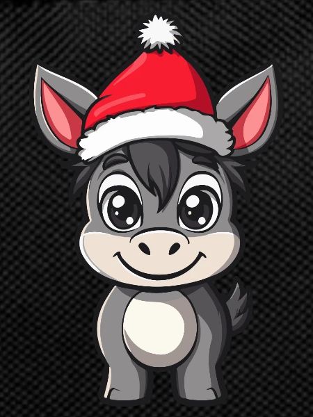 Donkey Christmas Christmas