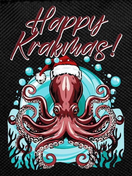 Happy Krakmas! (Christmas Octopus)