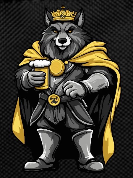 Wolf Beer Funny